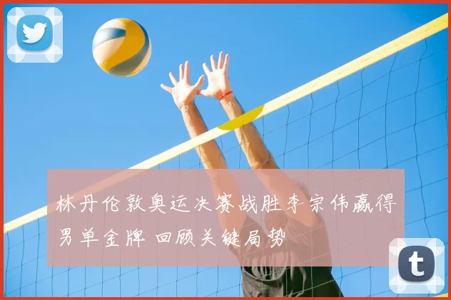 林丹伦敦奥运决赛战胜李宗伟赢得男单金牌 回顾关键局势