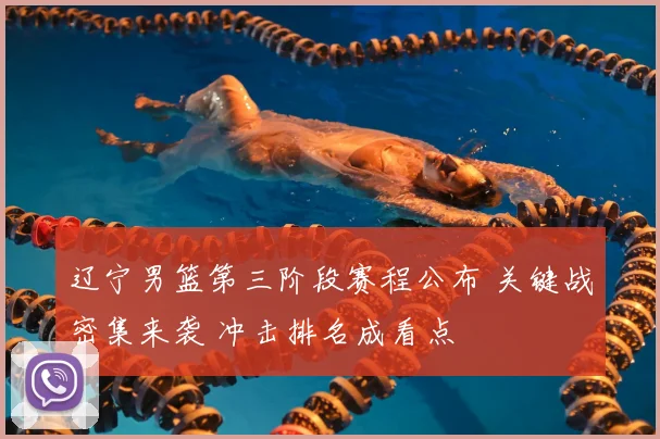辽宁男篮第三阶段赛程公布 关键战密集来袭 冲击排名成看点